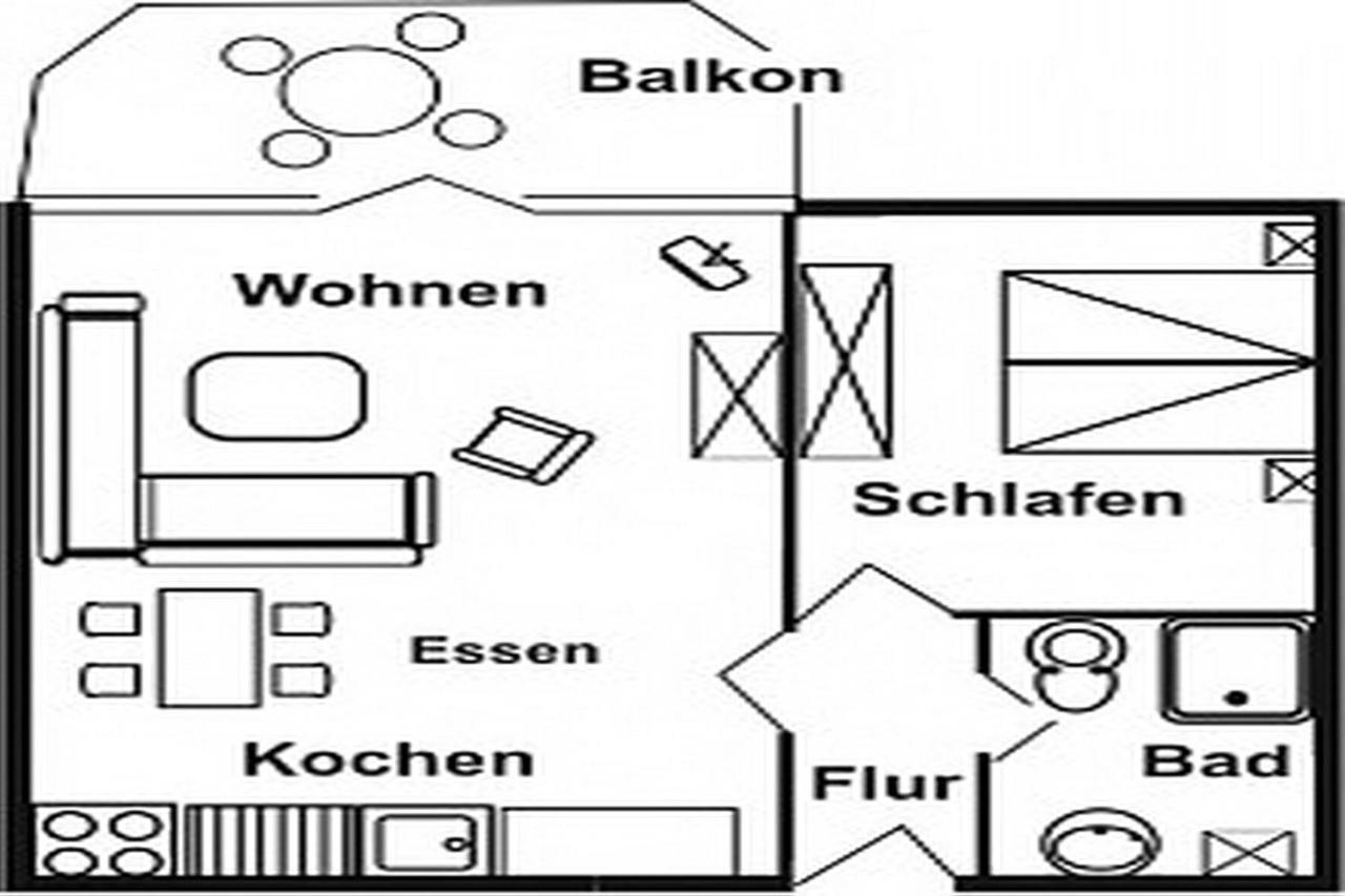 Maison Baltique Niendorf Maison Baltique Appartement 03 Bagian luar foto